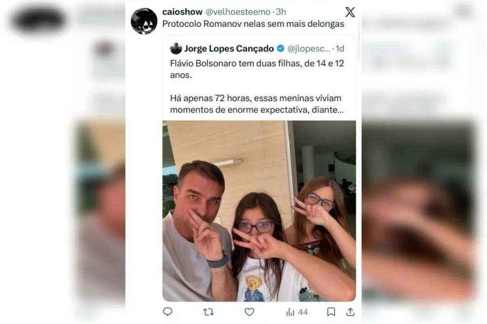 Intelbras demite funcionário após publicação que sugeriu execução das filhas de Flávio Bolsonaro